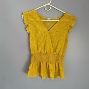 Yellow blouse